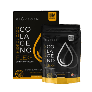 Giovegen FLEX+ colágeno bebible para articulaciones y huesos saludables