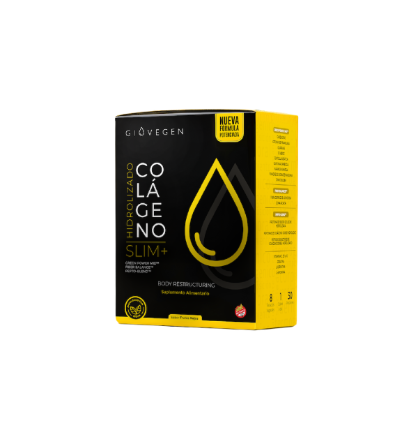 Giovegen SLIM+ | Colágeno Bebible Premium para Control de Peso y Masa Muscular