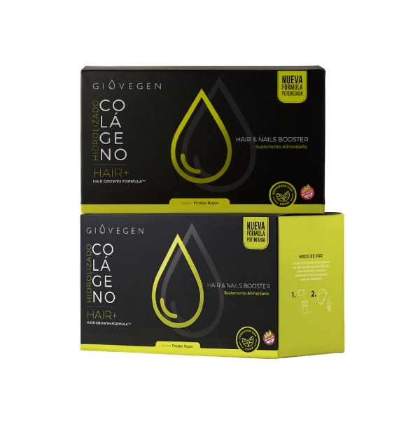 pack 2 giovegen hair colageno premium para el cabello